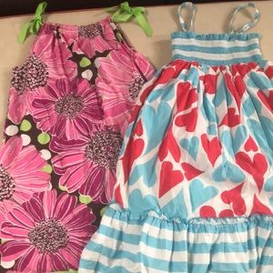 2 Hannah Anderson dresses size 130 (8-10 ish) great condition!